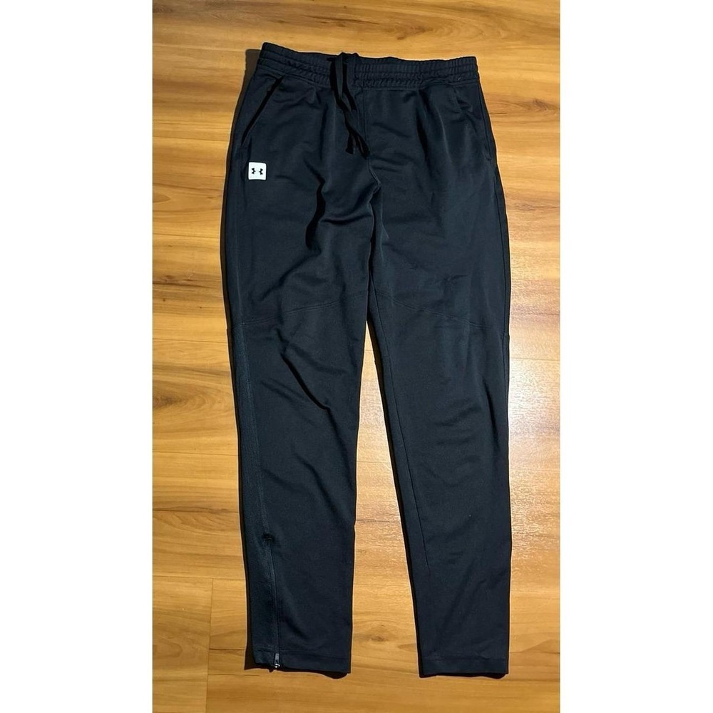 Mens Under Armour Fitted Workout Gym Drawstring Training Tapered Pants